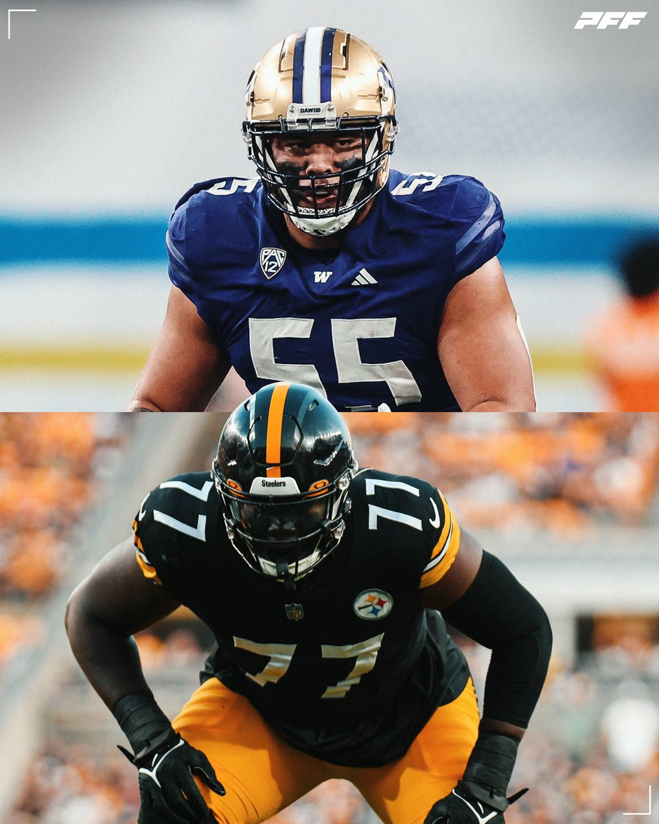 Broderick Jones x Troy Fautanu The Steelers' new OT duo 💪