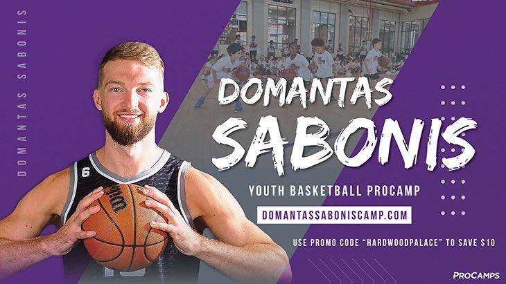 Youth summer basketball camps will take place at the Hardwood Palace in Rocklin. @swipathefox will have two sessions. They will be on June 17-19 and June 20-21. @AhmadMonk will be on June 30. @Dsabonis11 will be on August 25. hardwoodpalace.com/camps
