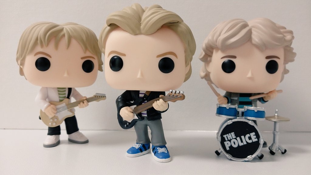 #FunkoADay #HappyAnniversary 45th #ThePolice debut w/ #Roxanne 
#AndySummers #Sting #StewartCopeland