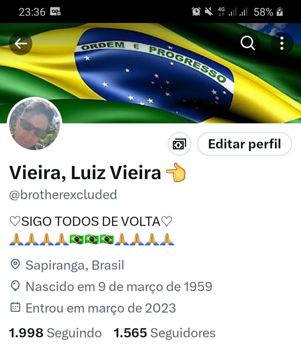 brotherexcluded's tweet image. Amigos! #Sigam esse #Patriota 
Ele é um querido🥰