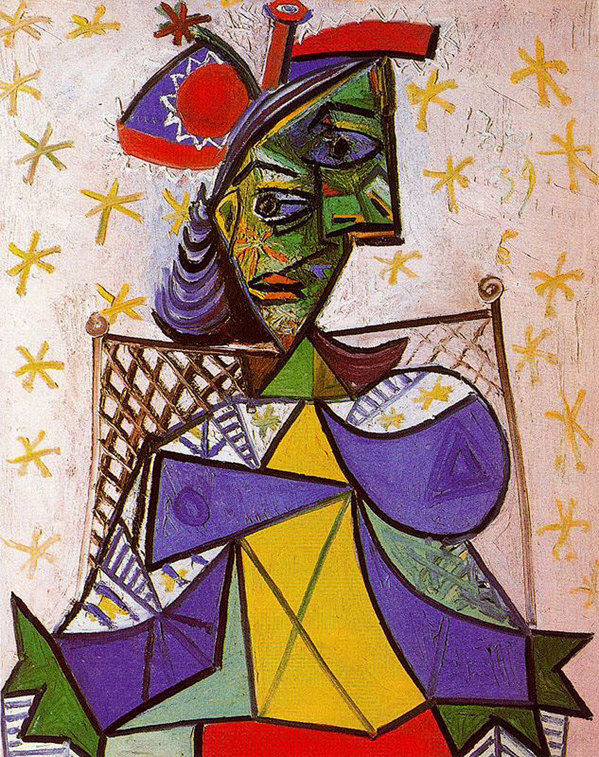 Woman sitting in an armchair, 1939 Get more Picasso 🍒 linktr.ee/picasso_artbot