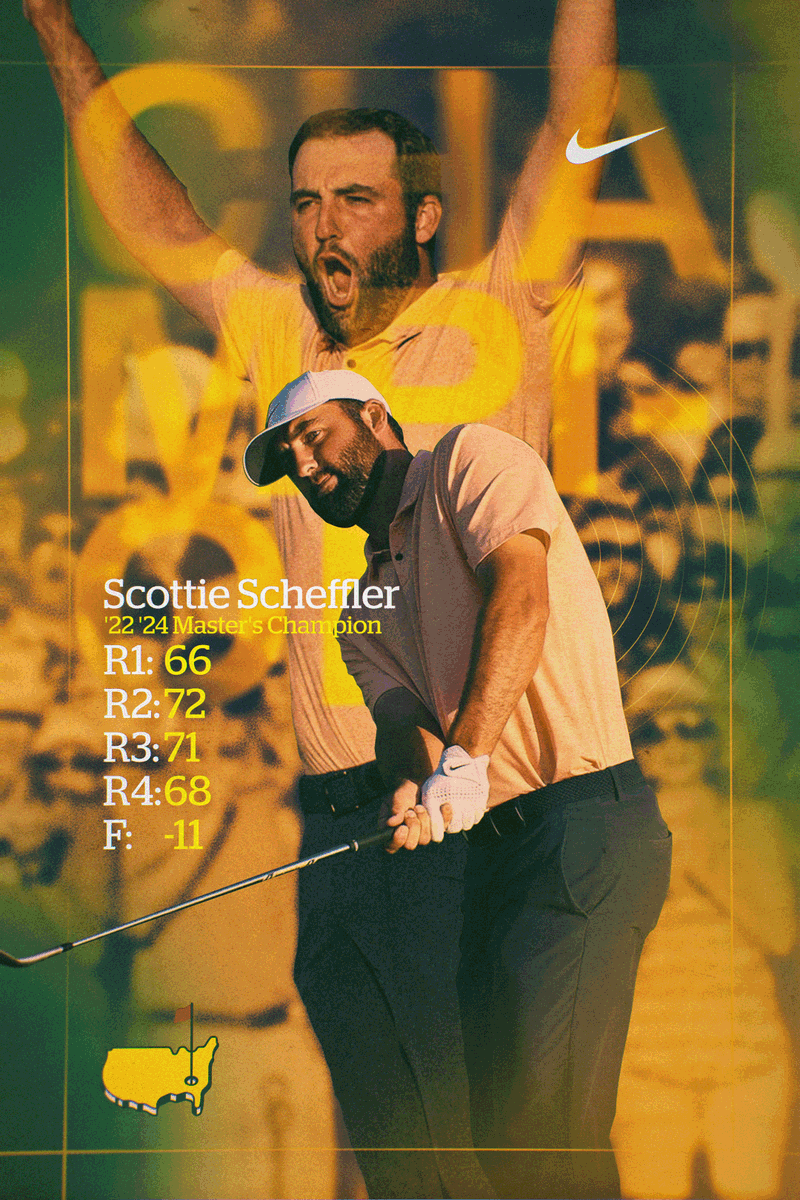 Scottie.

<a href="/Nike/">Nike</a> <a href="/TheMasters/">The Masters</a>