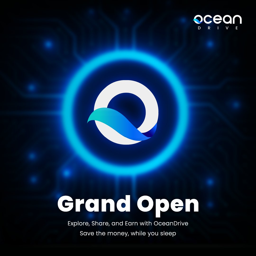 💡 Explore, Share, and Earn with OceanDrive ✅ OceanDrive Grand Open! ✅ Experience OceanDrive through the link below! 🔗 conun.io/ocean-drive $CYCON #CONUN #OceanDrive