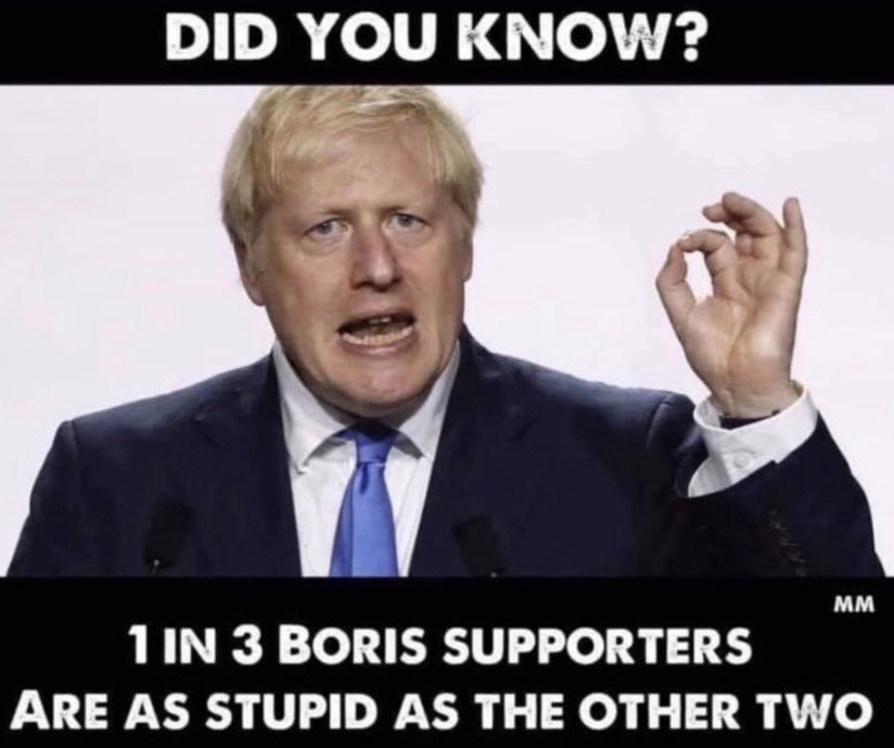 @RachelA1892 A winner? #LiarJohnson who has been sacked from every job he’s ever had for lying && cheating? You need to get you memory checked mate. He belongs behind bars. 
To start with he was famously broke when he became PM but bought a £4 million mansion for cash when he left - how?