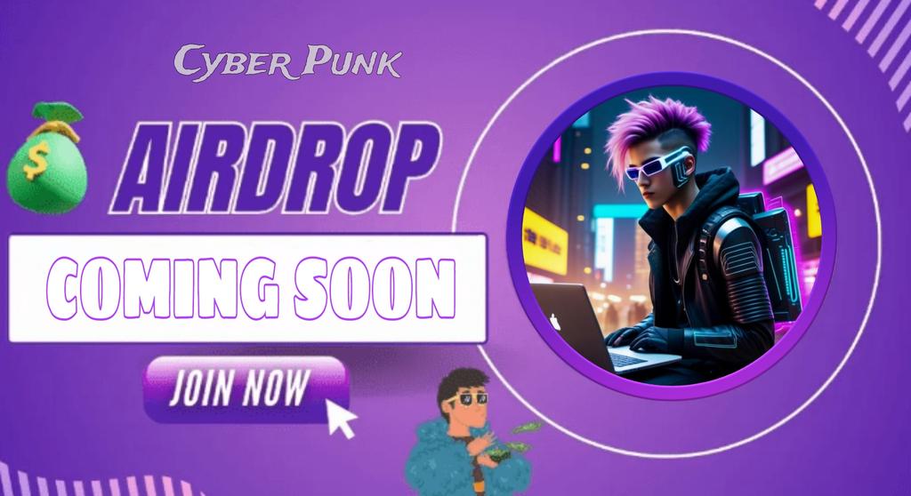 Cyber_PunkX's tweet photo. We are Excited to announce that
Our~ Cyber Punk

Airdrop Campaign 
Coming Soon....

Let's join our community
https://t.co/AxI2n4xcvP

Let's follow 
https://t.co/gj2kgIlEbk https://t.co/UDf3JCEOGV