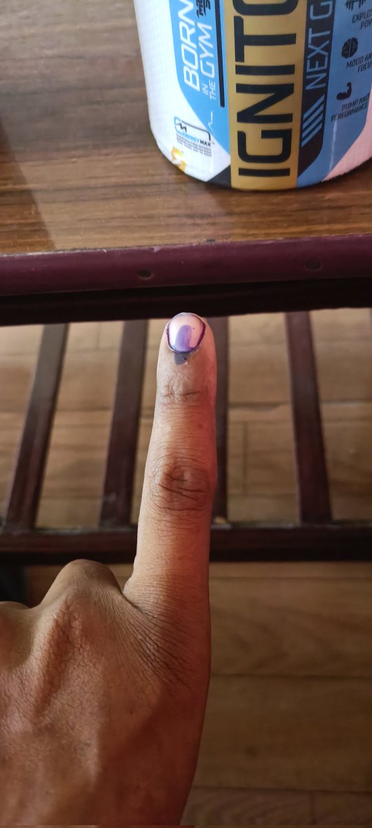 ✋🏾 #ElectionDay #KarnatakaElections @ Chitradurga #congress