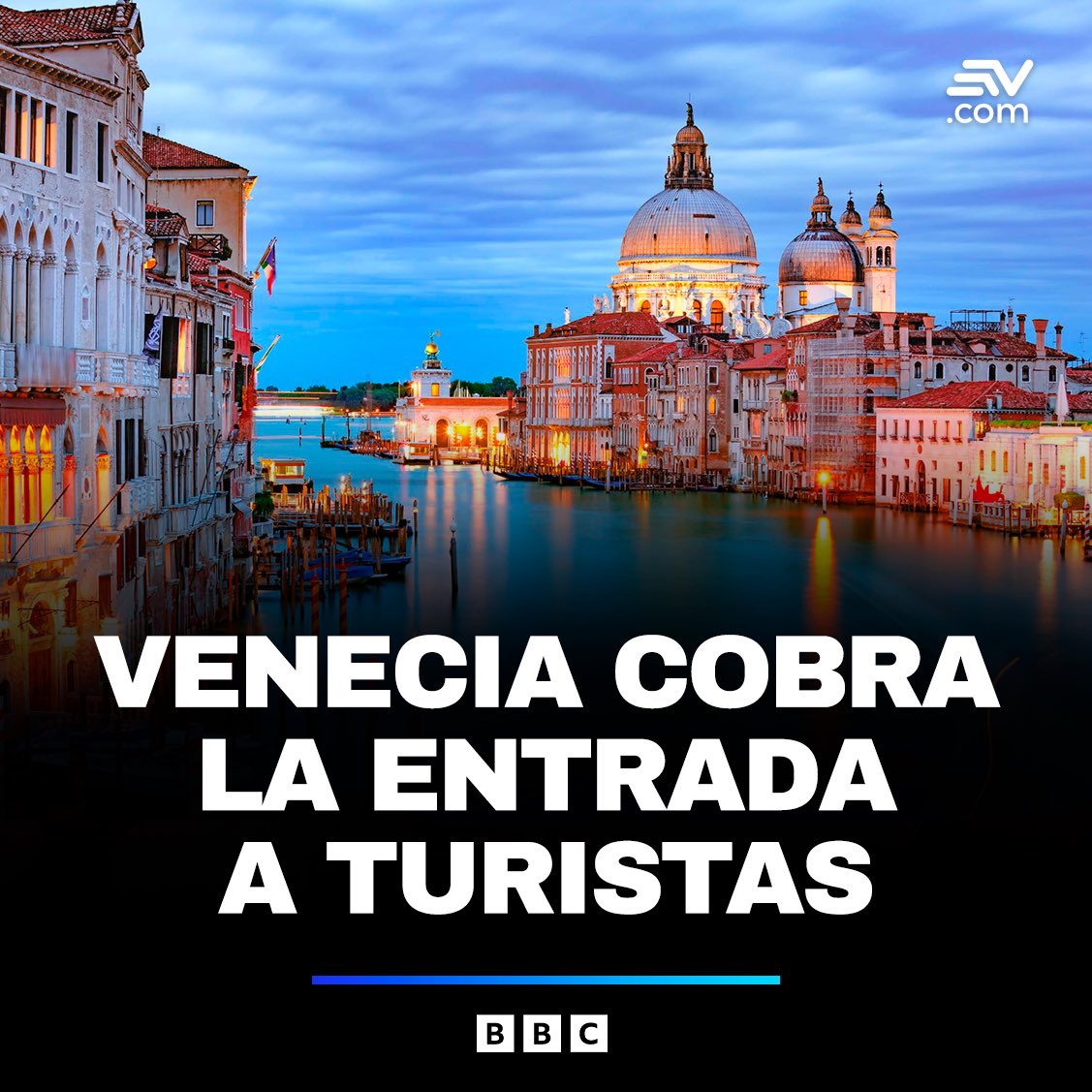 #Mundo | A partir de este jueves, quienes decidan visitar #Venecia durante el día deberán pagar una tarifa de 5 euros (USD 5,34). Más detalles▶️ bit.ly/3xVAQwg