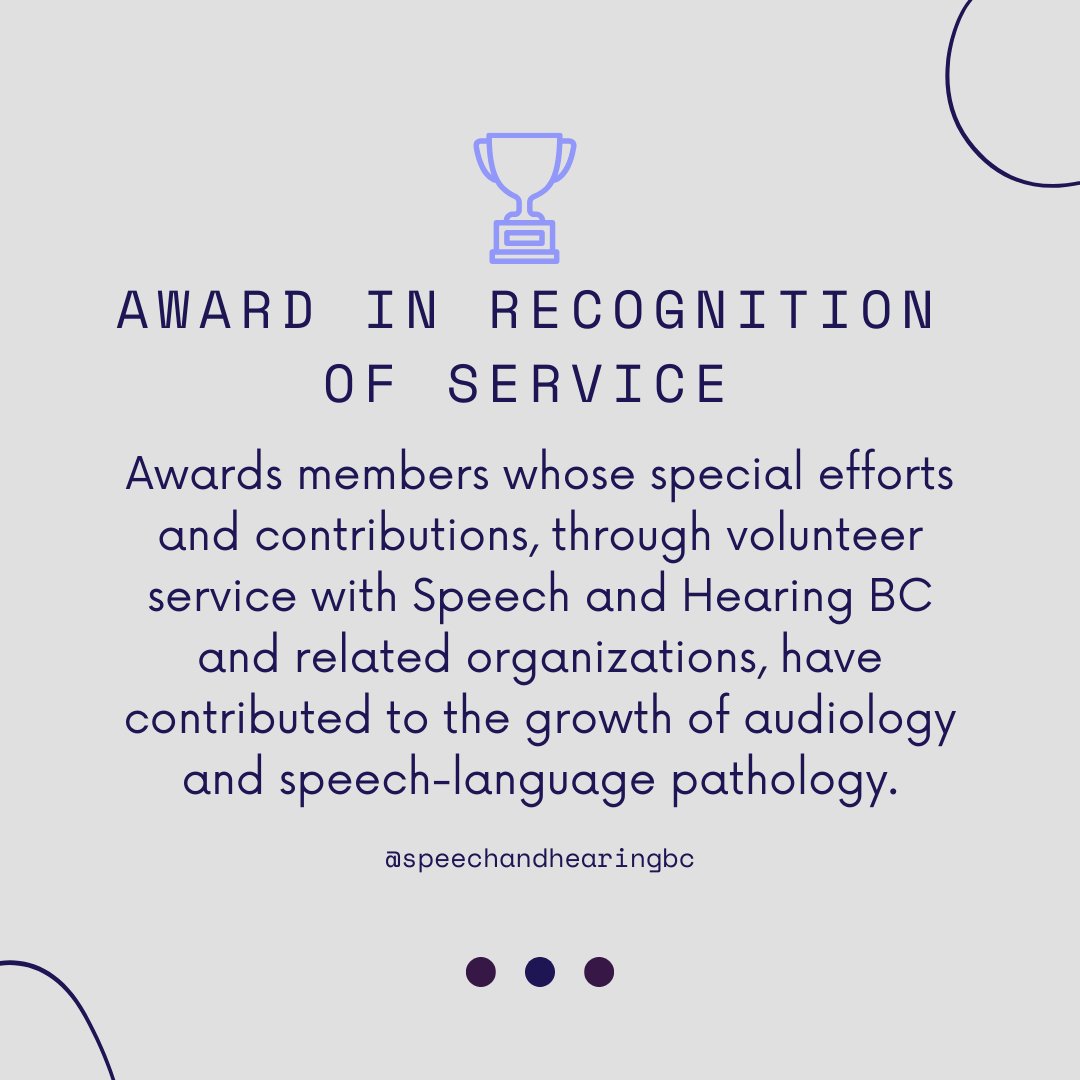 🏆 Let's celebrate the unsung heroes! 🎉 It's time to recognize the hard work, expertise, and dedication of our amazing community in Speech and Hearing. 🗣️ Nominate someone deserving for a Speech and Hearing BC award today! Deadline: August 15, 2024.  #NominateNow