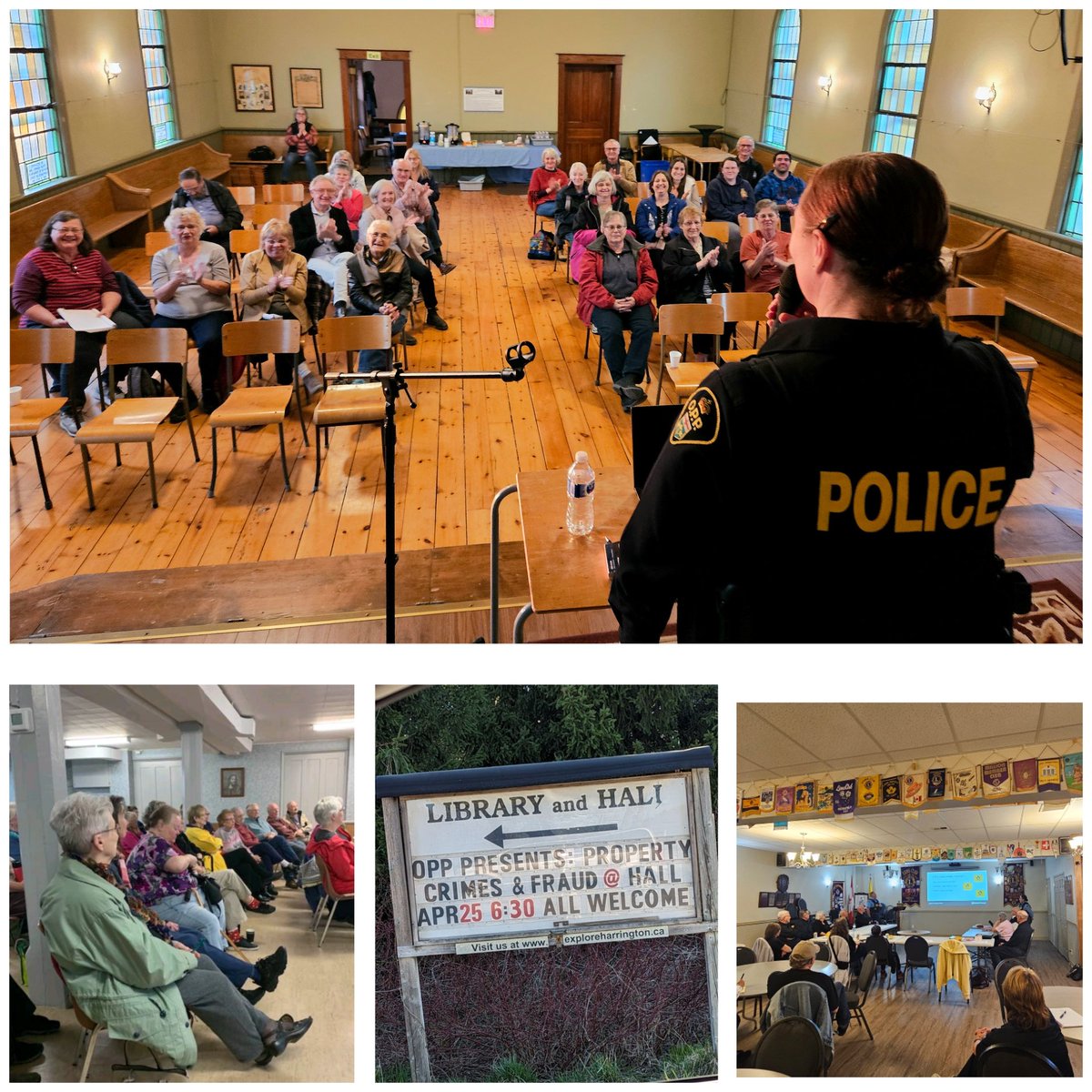 #oxfordopp was honoured to be invited to 3 seperate fraud prevention presentations this week @Ingersoll @Springford @Harrington @OxfordCounty
If you would like a presentation in your community please contact OPP @ 1-888-310-1122 & ask to speak to the Community Safety Officer ^rc