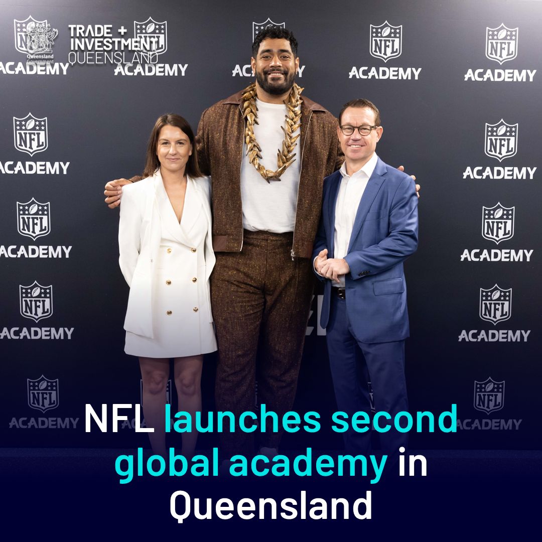 We couldn’t be prouder in playing a part in some huge NFL news! 🏈 We joined Jordan Mailata for the launch of the NFL Academy on the Gold Coast. We've worked with the @NFL for the past two years, facilitating key network introductions and sharing invaluable market insights #NFL