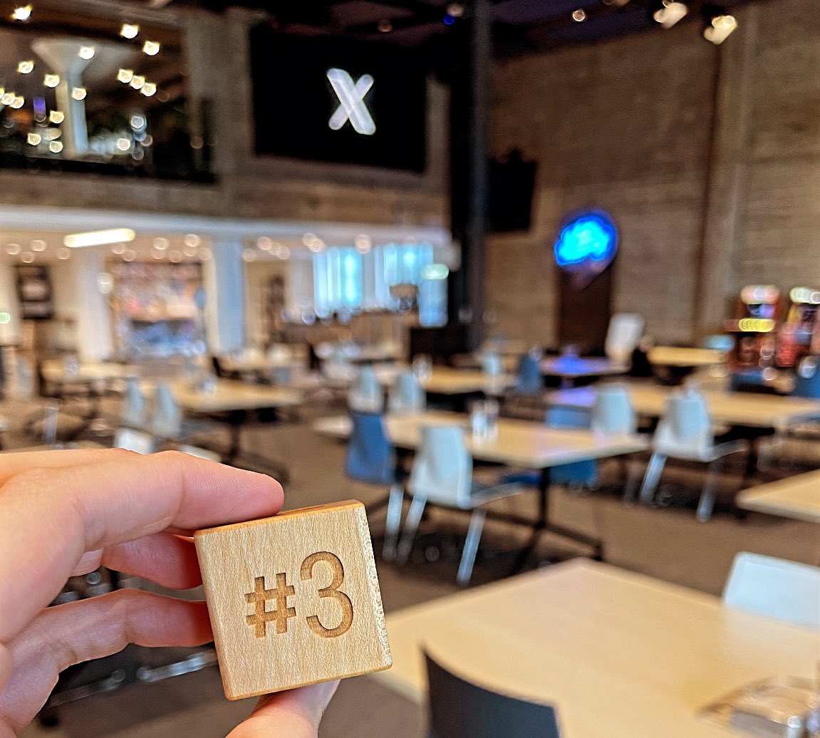 Don’t mind me… just taking my #3 year block on a walk around the office @X 

Do you remember when you joined X? I do! #MyXAnniversary

#Lovewhereyouwork