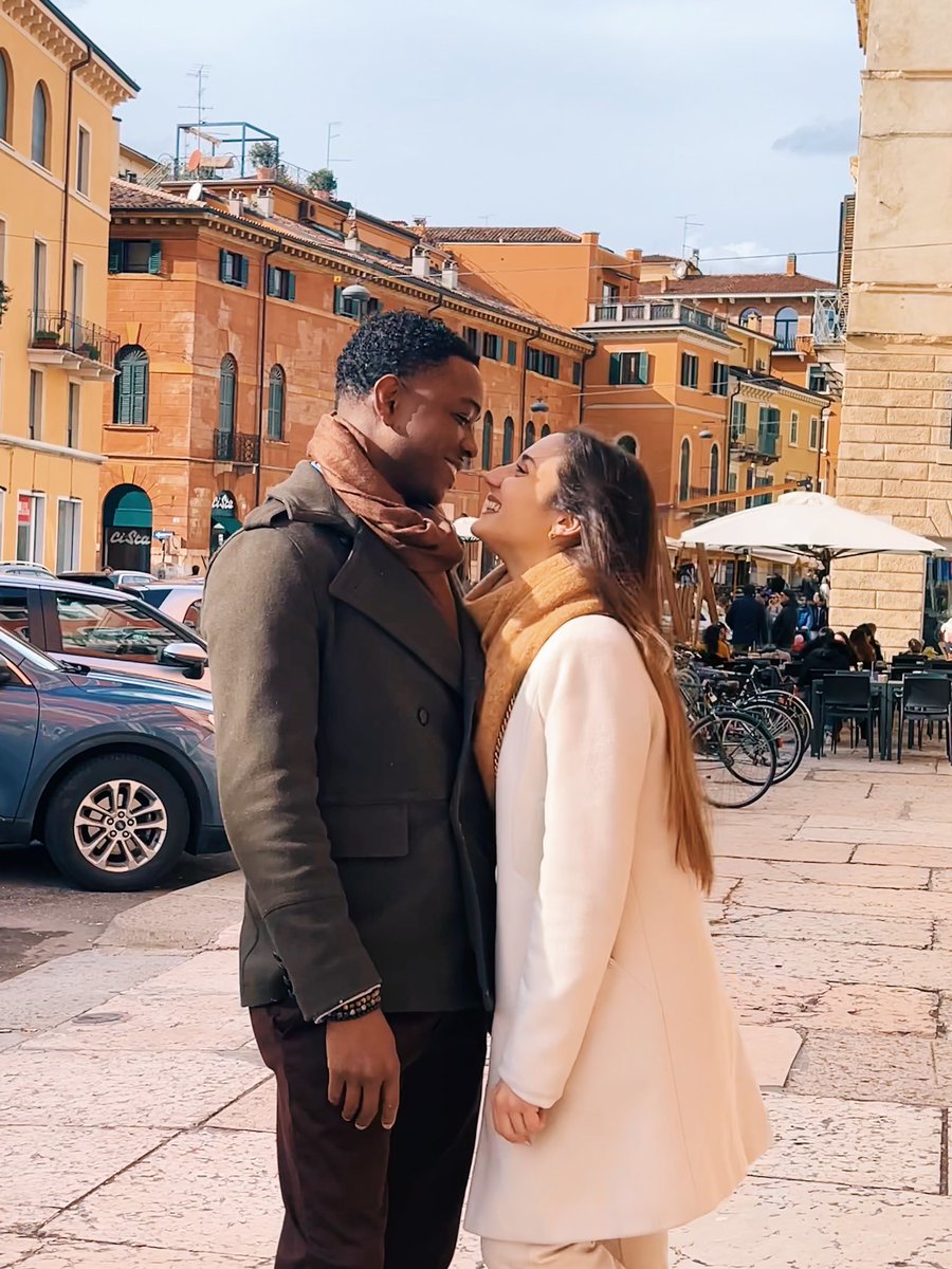 humbleprogress's tweet image. Oh, forgot to mention…🤭
I got engaged last month in Verona, Italy ☺️!!! Hope this brings hope to you long distance lovers! 💝