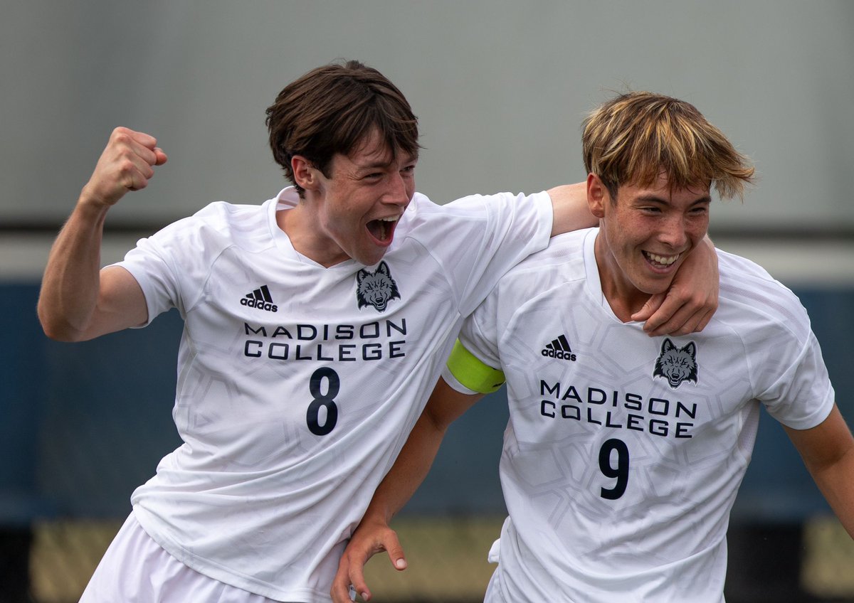 In some very exciting news, our @JamieLeComte took home the @packmsoccer MVP award at the annual @MadisonCollege Athletics awards in Madison Wisconsin this evening. Team co-captain & MVP, we are crazy proud of you Jamie. @NJCAA_Soccer