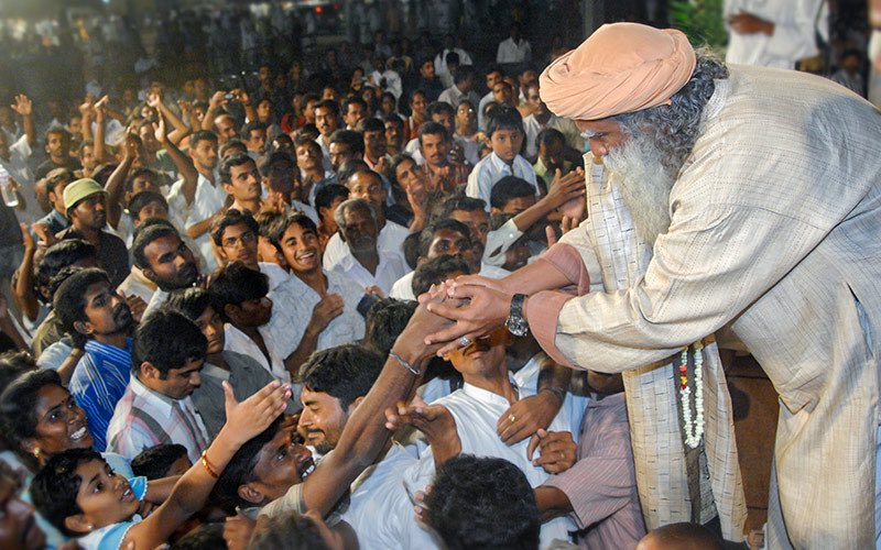 If your humanity is in full flow, you will reach out to life around you. This is not morality – this is the nature of being human. #SadhguruQuotes