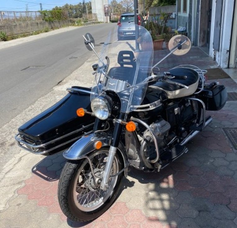 Moto Guzzi-V7 GT-California sidecar 850cc 1974✌️