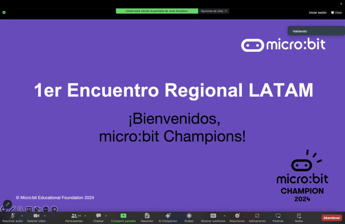 clauperfecto's tweet photo. Terminando nuestro primer encuentro regional LATAM,   sigamos en la ruta de inspirar a todos los niños a crear su mejor futuro digital. Gracias @microbit_edu y a nuestros Community Leads. #microbitChampions 2024 https://t.co/76cthAcj96