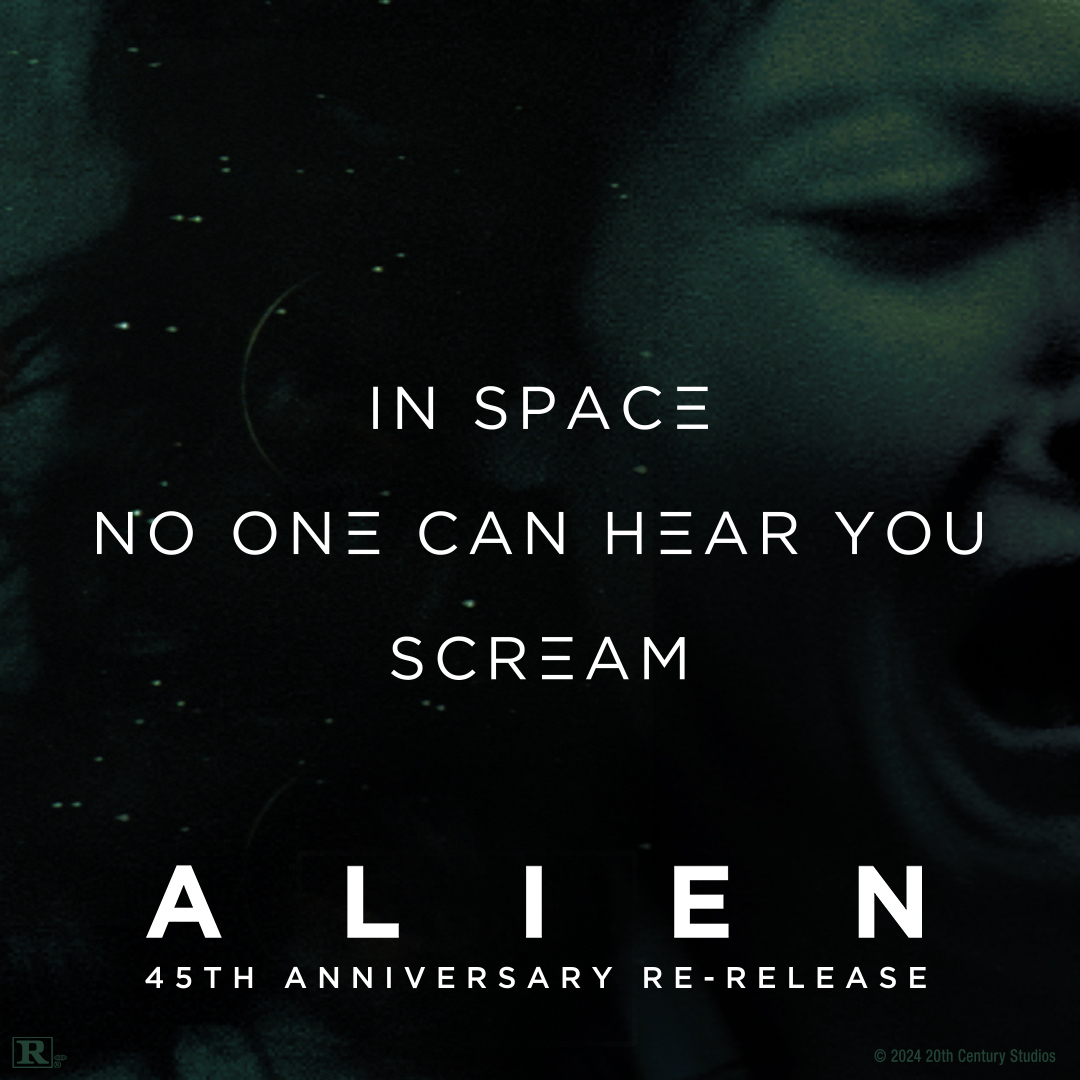 Alien is now playing in theaters for a limited time. Get tickets now and see an exclusive conversation with directors Ridley Scott and Fede Alvarez: Fandango.com/AlienRe-Release #AlienDay