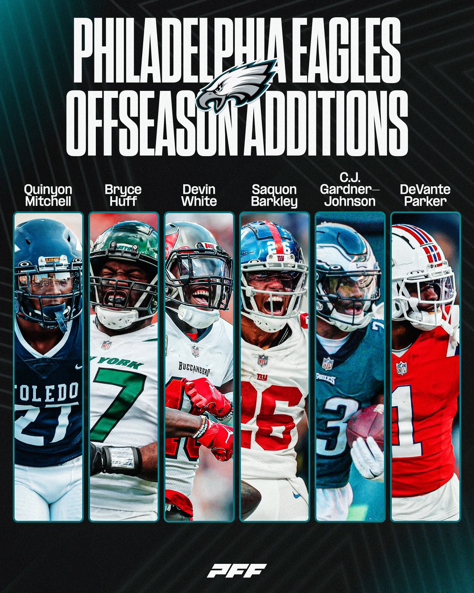 The Eagles are loading up this offseason 😳