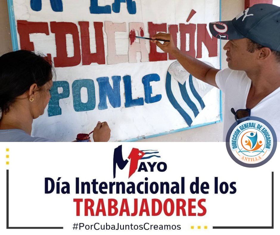 #EducacionHolguin
#EducacionAntilla
Viva el 1ro de mayo.