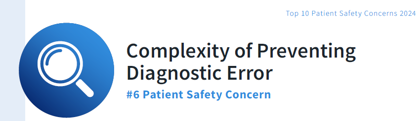 Thrilled to see the spotlight on improving diagnosis for 2024 @WHO Patient Safety Day! 🌟 Also, to ECRI for highlighting diagnosis among the top 10 patient safety concerns. 🧵⬇️ on why communication in diagnosis is crucial in ensuring quality care for all. #diagnosticSafety