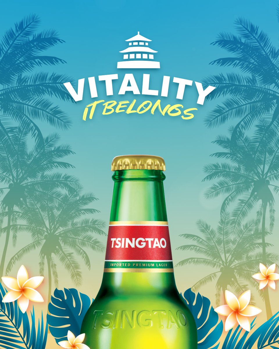 It’s beer o’clock for a brewtiful anthology. #ItBelongs #Tsingtao