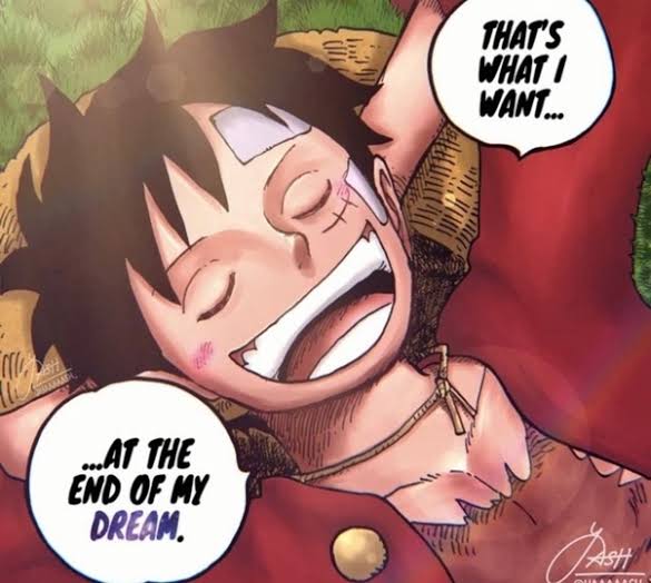 What is luffy's actual dream ...?