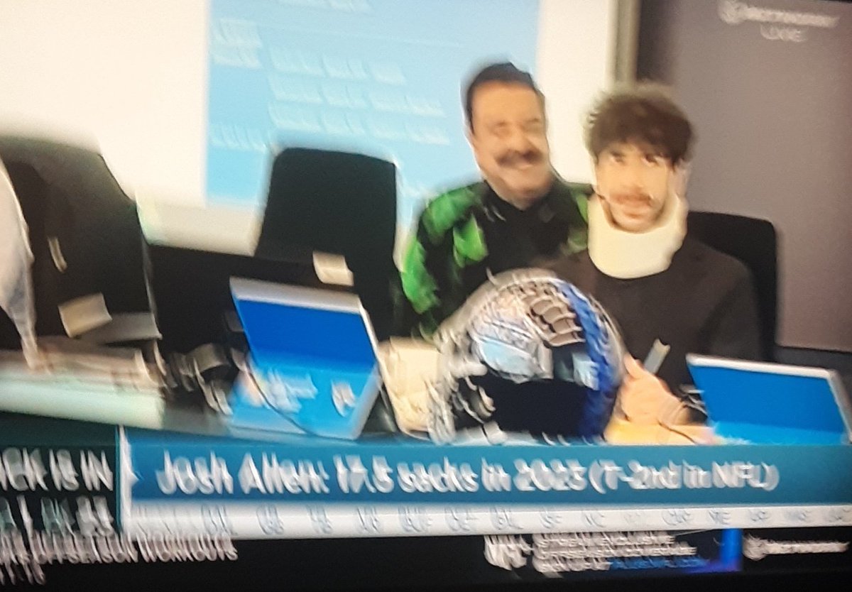 Tony Khan is wearing a neck brace in the draft room for Jacksonville Jaguars. 💀

This is the greatest angle in the history of professional wrestling because it got the fanbase to wait nearly three hours until this moment finally happened.