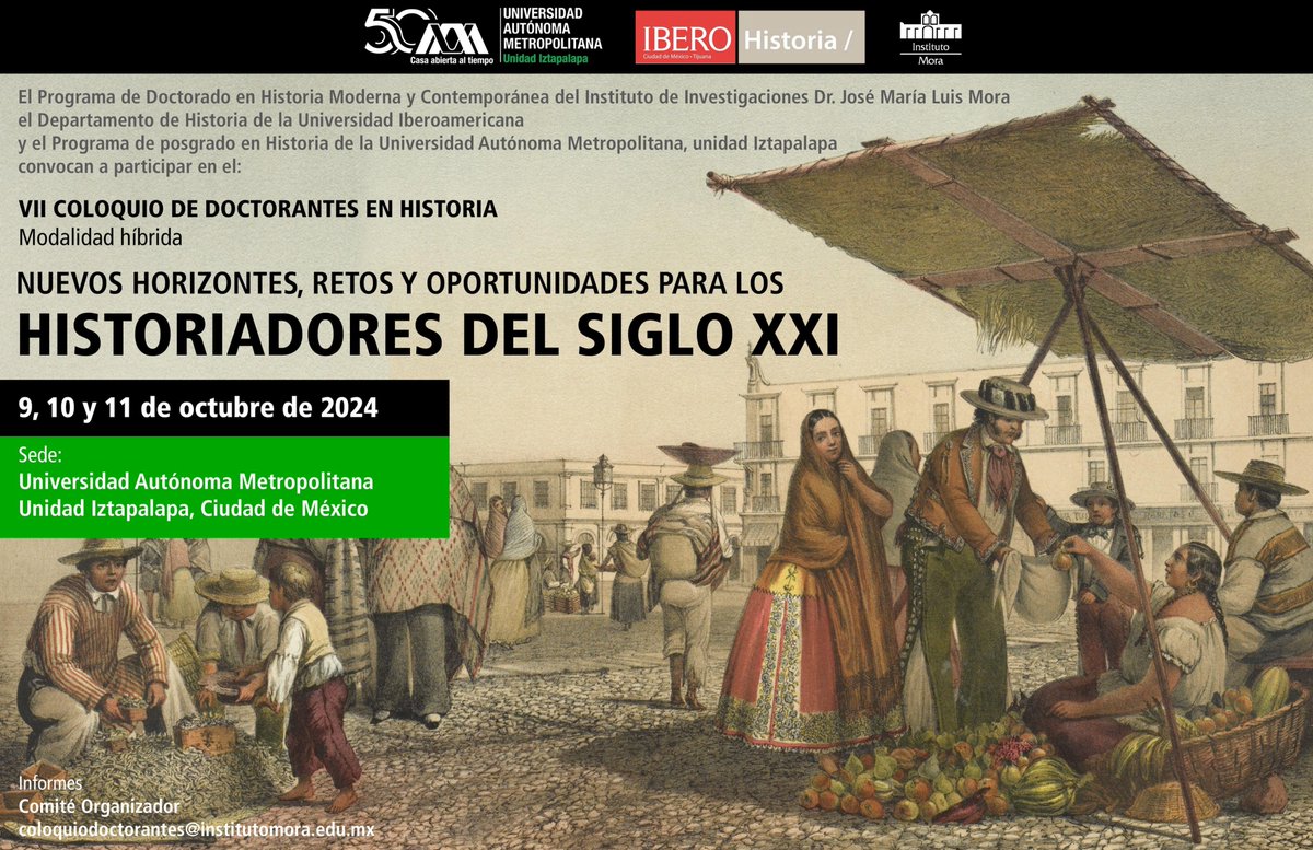 Col_Doc_Hist's tweet image. Seguimos al pendiente de sus propuestas ¡hasta el 30 de abril! 📅👀
Formato de registro: docs.google.com/document/d/1nT…