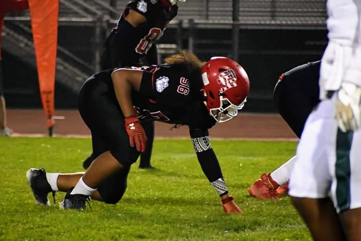 Soph <a href="/inokefinau1/">Inoke finau</a> DE <a href="/OakHillsFootba1/">Oak Hills Football</a> you'll be seeing more of him this season as he's working his way up. 
<a href="/pakifinau53/">Paki Finau✍🏽</a> <a href="/PesetiFinau/">Sione Finau</a>