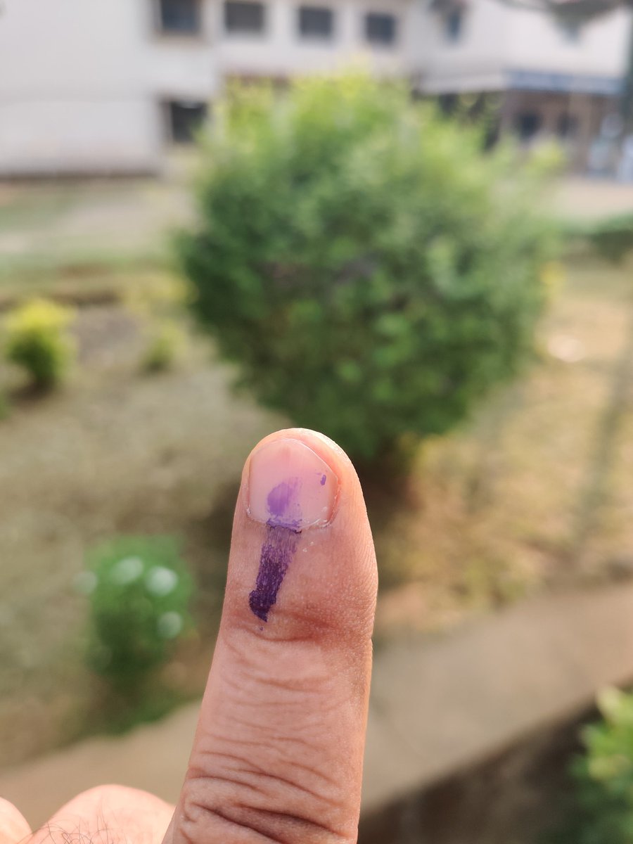Krish9's tweet photo. Exercised my democratic right.
#GeneralElections2024 https://t.co/WbyLeK8foo