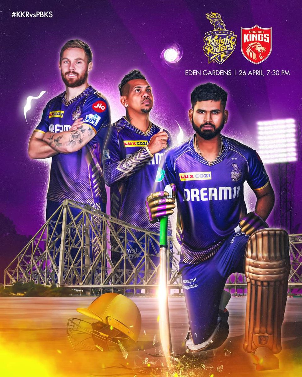 Blades out tonight! ⚔ #AmiKKR | #KKRvPBKS | #TATAIPL2024 | #RukengeNahiJhukengeNahi #SRKIANSQUAD