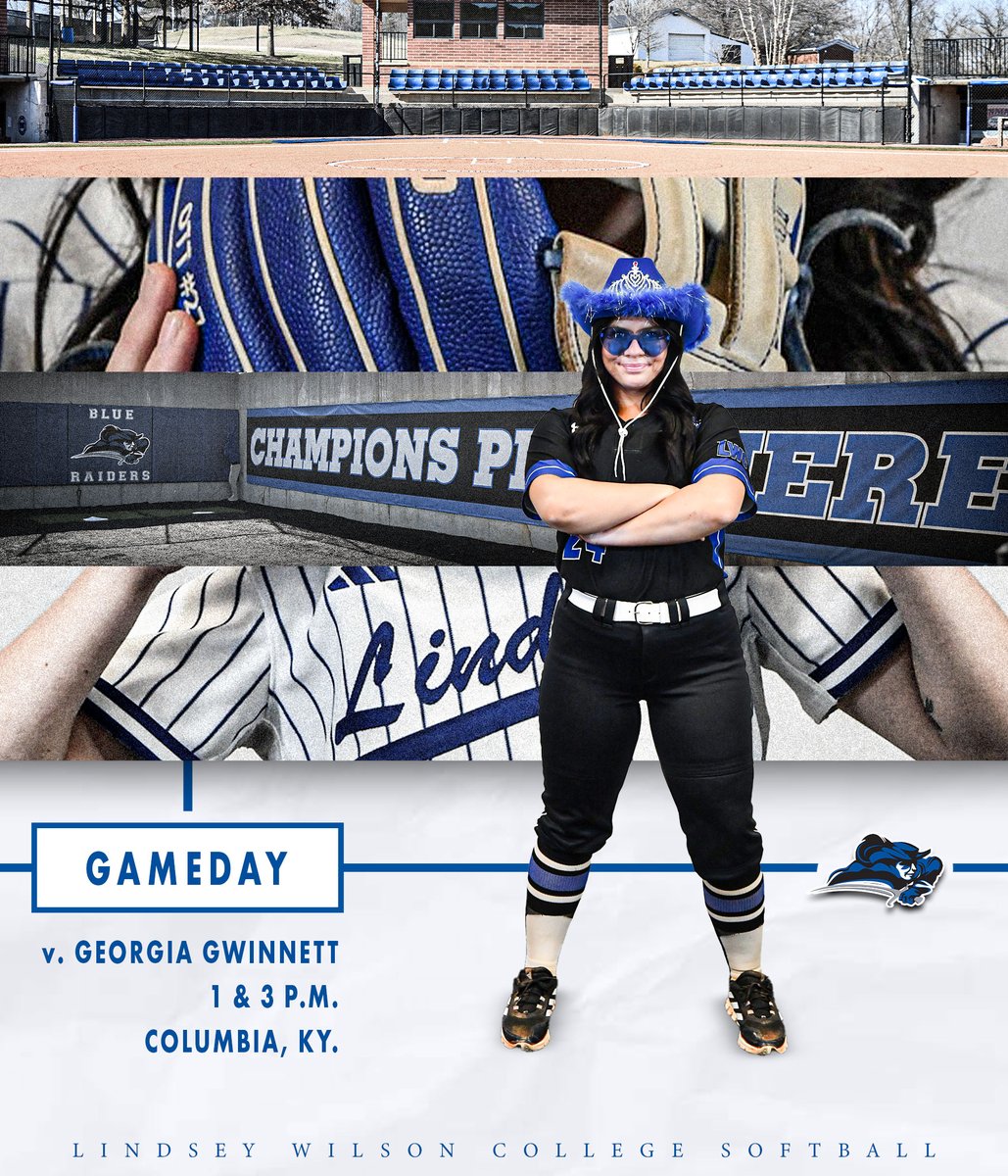 One more twin bill at Sparks Park! 🥎 🆚 @GGCAthletics ⏰ 1/3 p.m. CST 📍 Columbia, Ky. 🏟️ Marilyn D. Sparks Park 📊 tinyurl.com/mjv4k9wa 📽️ tinyurl.com/bdezrz6v #GoBlueRaiders⚔️