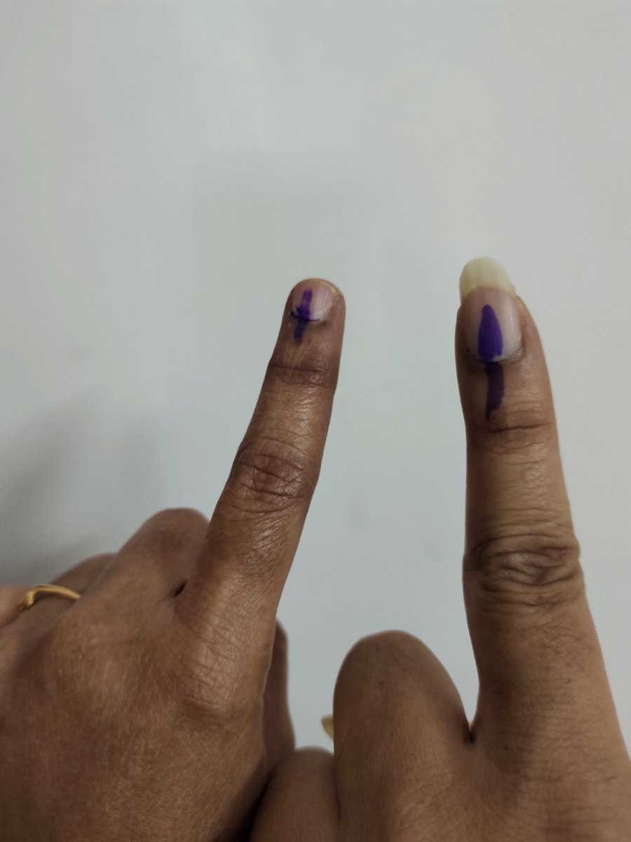 ஜனநாயக கடமை ஆற்றியாச்சு #Elections2024 #BangaloreRural #VoteForINDIA