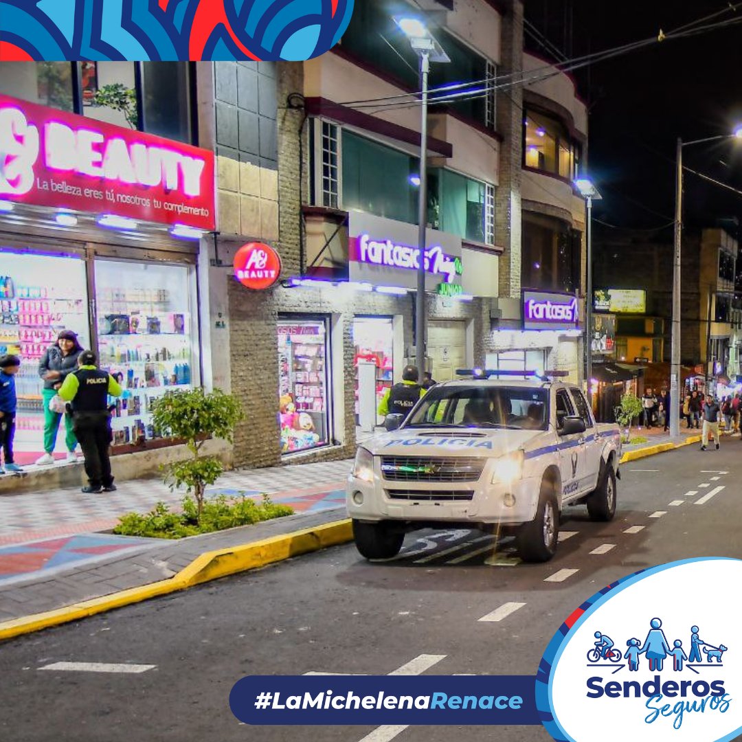 🏘️ #LaMichelenaRenace | Esta obra además contempló trabajos de iluminación, señalética, piso podotáctil y plantas ornamentales. #QuitoRenace