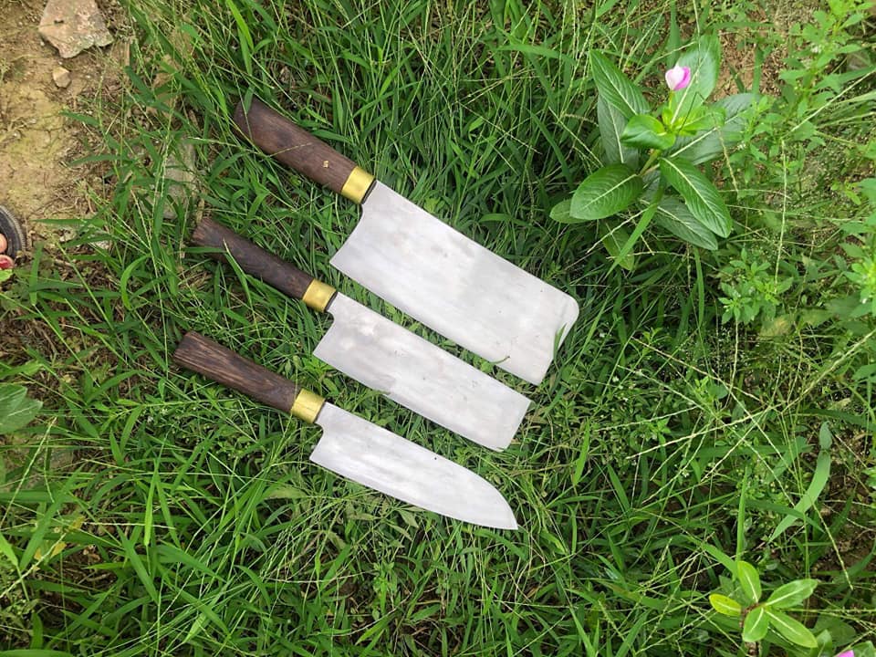 Dao bếp bếp việt 1 bộ 3 dao chặt, thái, lọc.  giá chỉ từ 4xxk.