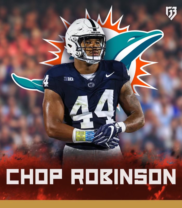 The @MiamiDolphins go against Josh Allen, Aaron Rodgers, and now Drake Maye every year. You can’t have enough pass rushers when facing these level athletes and playmakers. Chop Robinson gets to develop under Bradley Chubb, Jaelan Phillips and Shaquil Barrett. So perfect 🤌🏾