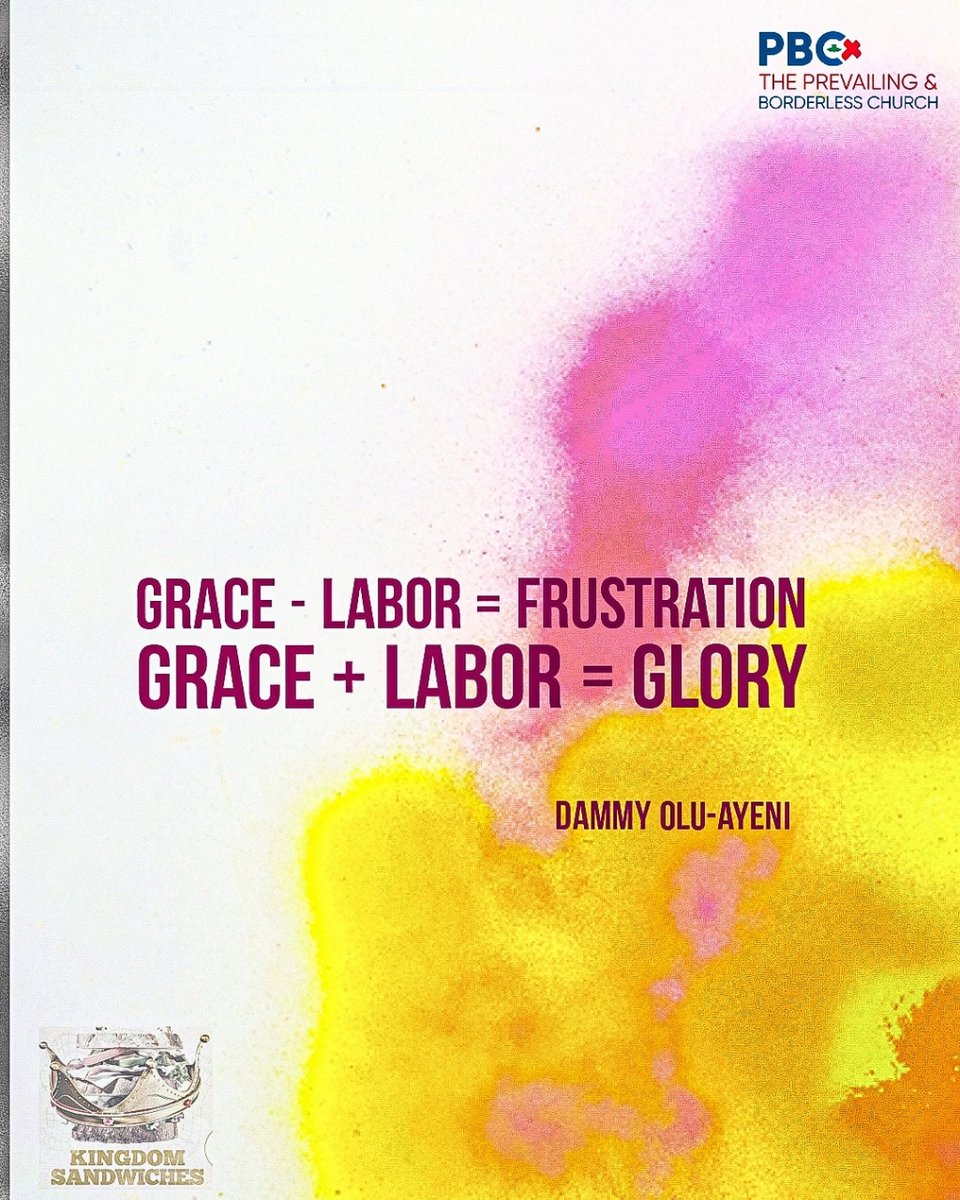 Grace PLUS Labor = Glory

Message link: i.mtr.cool/ugsrspilzw

#KingdomExpliots
#YearofUnendingCelebrations #PBCGlobal #RCCG #GlobalChurch