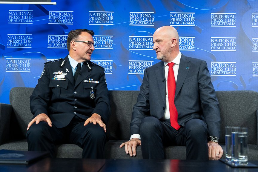 This Week: Reece P Kershaw APM, Commissioner of the Australian Federal Police & Mike Burgess, ASIO Director-General addressed the National Press Club of Australia. Catch up on ABC iView. @hil_clix_pix