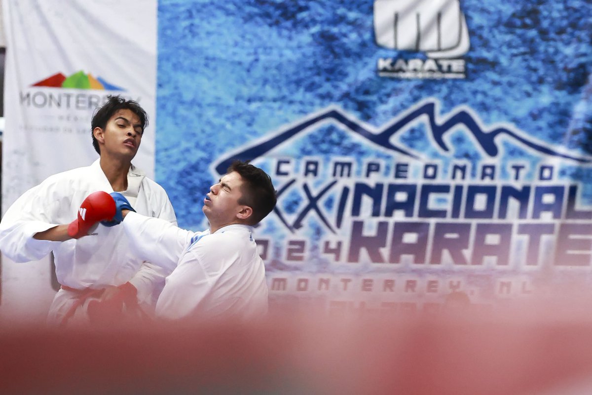 Inició el Campeonato Nacional de Karate 2024 en Monterrey, Nuevo León. Hoy se disputaron los combates y la kata de la categoría U21. ¡Mucho éxito a todas y todos los participantes! 🥋💪 #TodosSomosOlímpicos