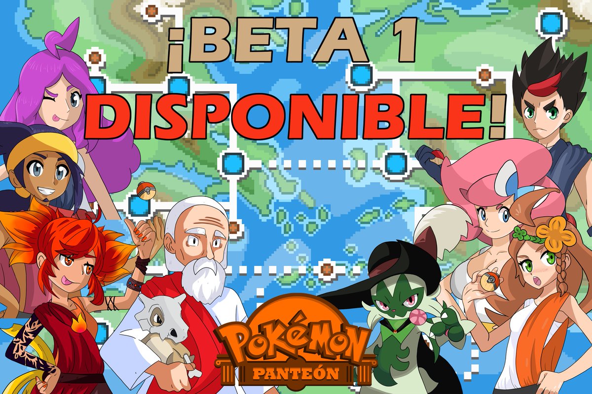 Pkmnpanteon's tweet photo. ¡Por fin! ¡Llegó la beta 1 de Pokémon Panteón! Descubre la región de Olimpia junto a sus personajes carismáticos y sus geniales Pokémon. Derrota a los dos líderes de Ágora y enfréntate a los alumnos de la Academia Platena.❤️🔁

👉 Link: https://t.co/nUZE4FN8cz https://t.co/ZLofQXYkjm
