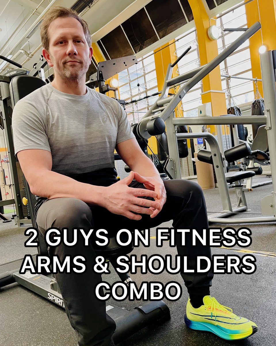 🏋️‍♀️😎 The new 2 Guys on Fitness podcast episode is out, about how to best exercise shoulders and arms, featuring a video combo from our in-house PT Julien Bertherat: bit.ly/4aRfM8I.

Wherever you get your podcasts. #2GuysOnFitness #Exercise #Podcast #2GOF #JulienBertherat