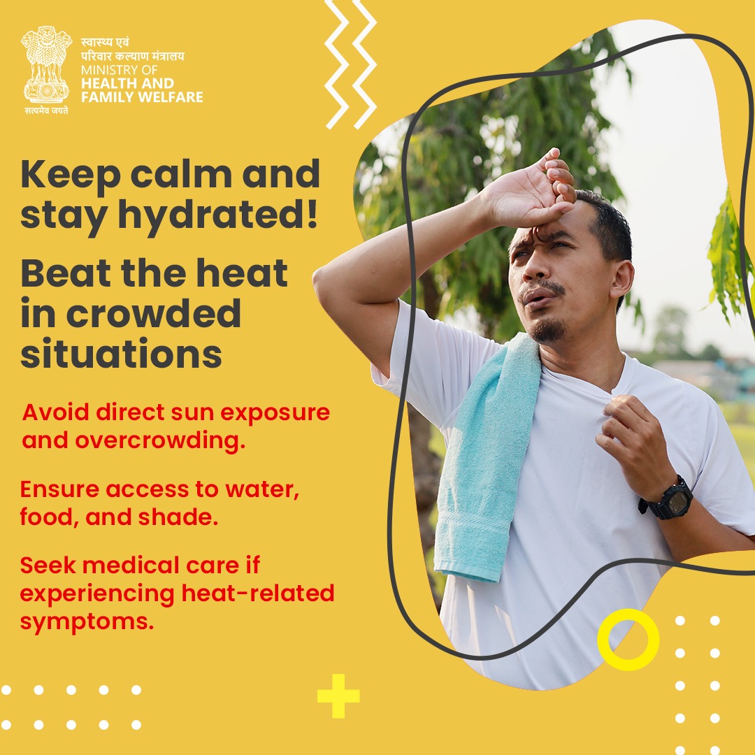 Beat the heat with hydration and awareness. Remember to avoid crowds, and prioritize your health in this hot weather. . . #BeatTheHeat
