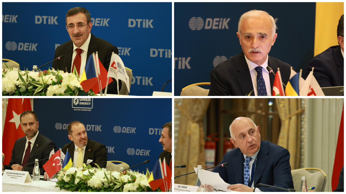 ticaridiplomsi's tweet photo. @deikiletisim Başkanı @NailOlpak Türk İş Dünyası Yuvarlak Masa toplantısının Romanya ayağının dün gerçekleştiğini duyurdu. 

Toplantıya Cumhurbaşkanı Yardımcısı @_cevdetyilmaz başkanlık etti. https://t.co/7qWTKhhyPe