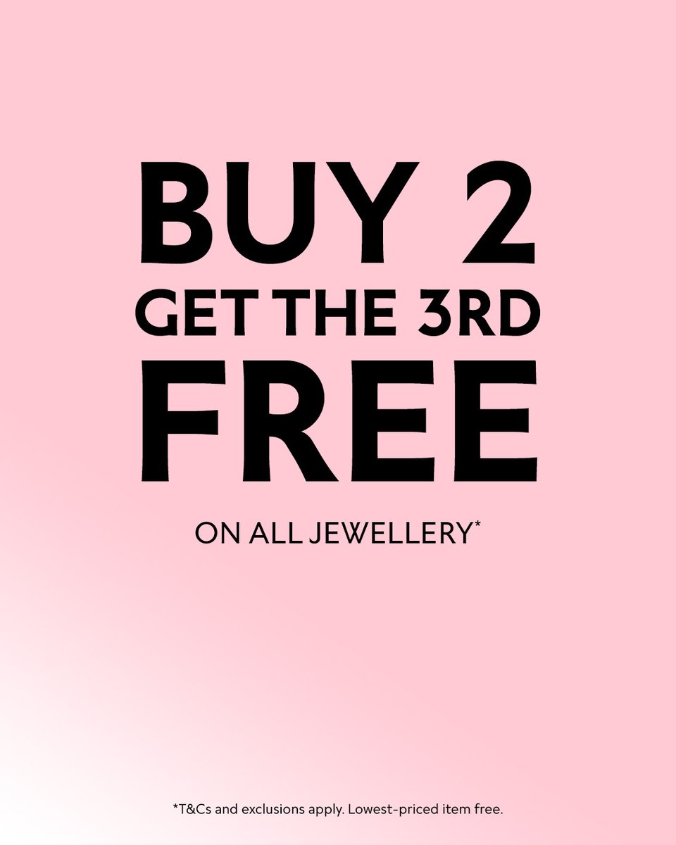 Buy 2 Get The 3rd FREE 💖 *T&Cs and exclusions apply. Lowest-priced item free. Shop now: to.pandora.net/EjuVEC