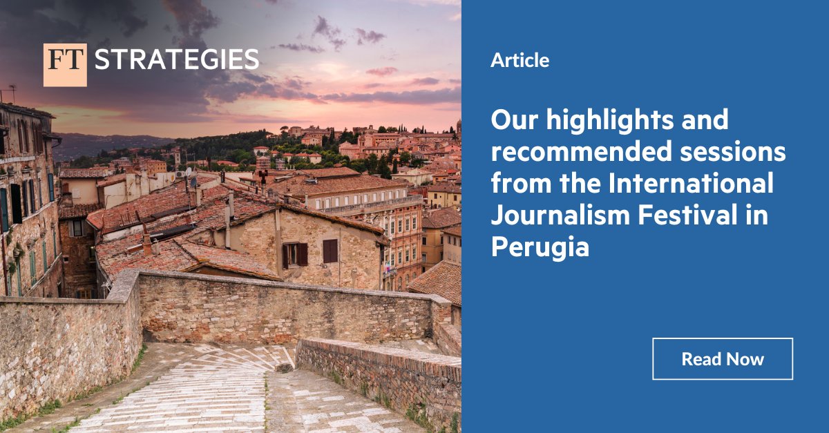 👀 Did you miss this year's International Journalism Festival in Perugia? We've collated everything that you need to know and the most insightful themes that were shared on the day. Read our summary here 👉 eu1.hubs.ly/H08Qwt80