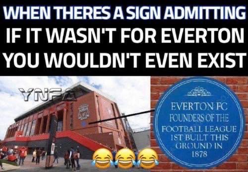 Even our first stadium still has our name on it ! #EFC #Everton #EVELIV #GoodisonPark #BramleyMoore #COYB #ETID #NSNO #UTFT