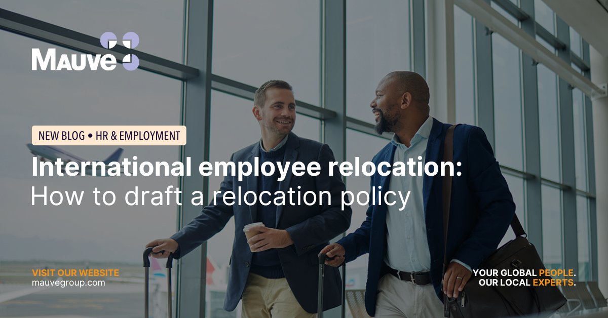 NEW BLOG | Discover how to streamline the international employee relocation process, with our comprehensive guide to drafting a winning international relocation policy: ow.ly/qnak50RnVqs