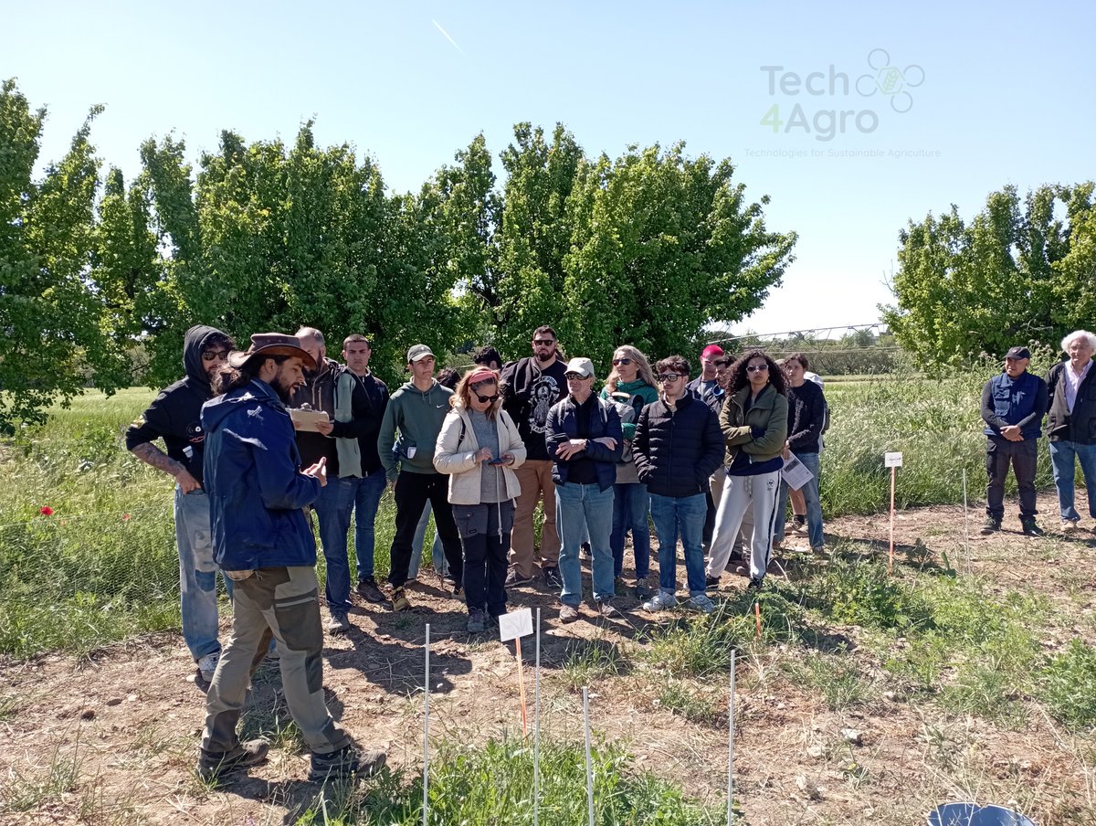 Estupenda jornada de campo con el #IESCapacitaciónAgraria de Villaviciosa mostrando los ensayos experimentales de la finca La Poveda @ICA_CSIC. Gracias a @SAB_laboratory @Leguminose_EU @acc_ica_csic @IreneBs y l@s compañer@s que estuvieron allí. #divulgaciencia @CSICdivulga