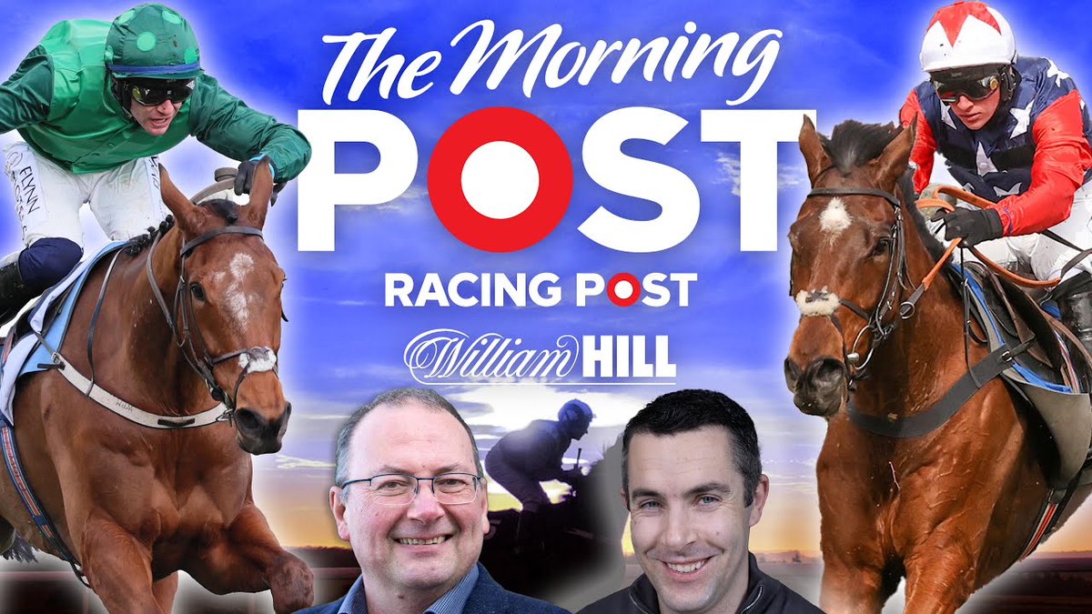 Don't miss #TheMorningPost with @WillHillRacing tomorrow at 10am! Dave Orton is joined by @PaulKealy, @AidanColeman, @JohnnyDineen, Jamie McBride and @CWilliamsRacing 👀 🔗 youtube.com/live/dKvyPqV2q… 18+ #BeGambleAware | #ad