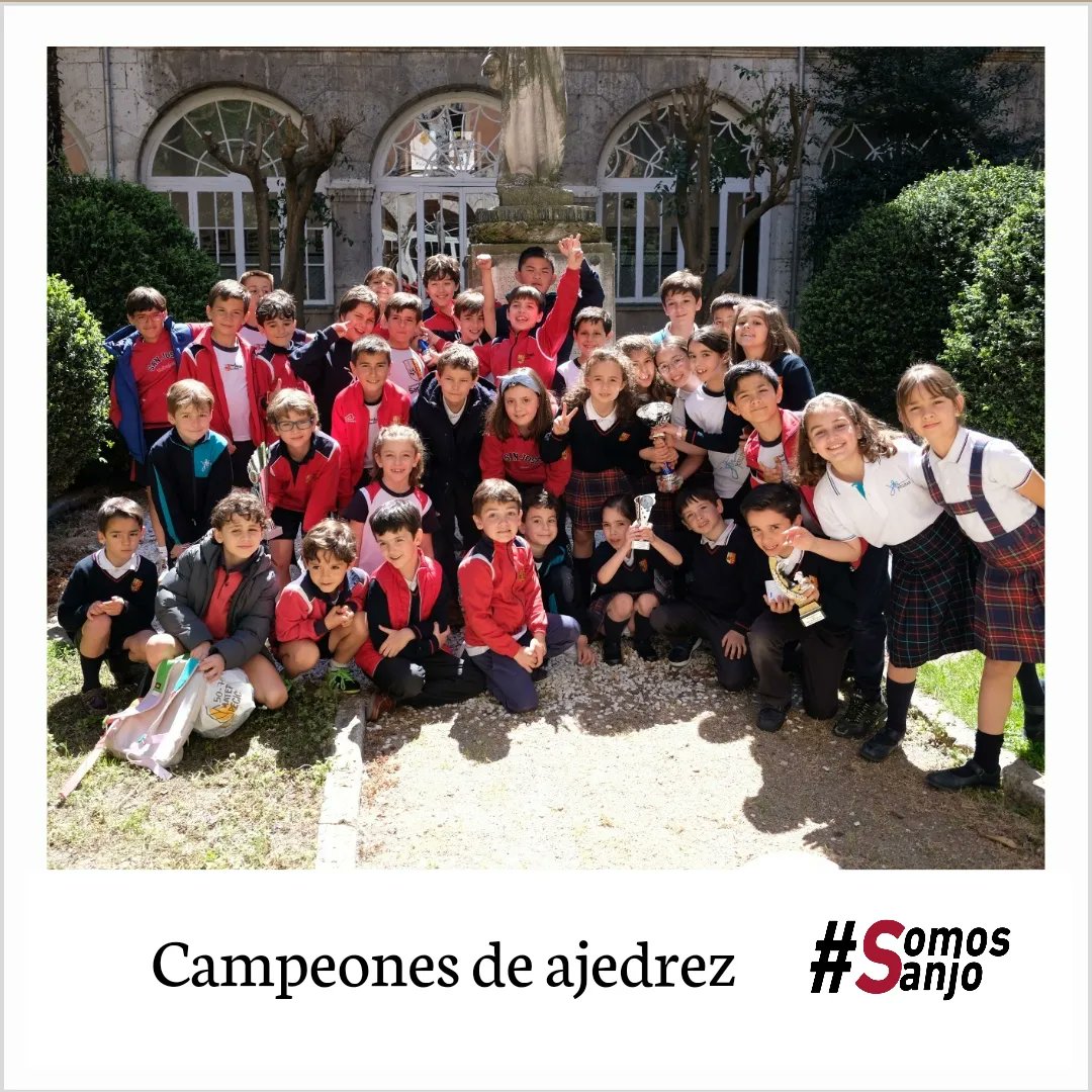 csjva's tweet photo. ¡Los equipos prebenjamín y benjamín de paraescolares de ajedrez del colegio son campeones de la liga por equipos de la FMD! ¡Campeones de Valladolid! ♟️🏆 

Además Sergio Guerras, ha sido 2°en la competición individual. 
y Álvaro Herreros ha quedado 5º. ¡Vaya cantera! 👏🏼 https://t.co/dwuuC6bZZv